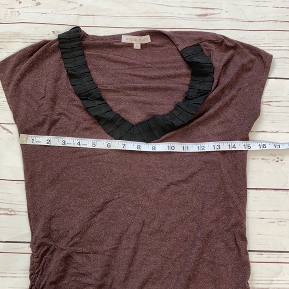 Rosie Pope Maternity Shirt Size Medium - Picture 7 of 8